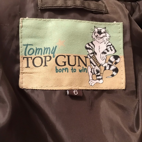 Tommy Top Gun Bomber aviator military jacket 6 - Picture 7 of 8